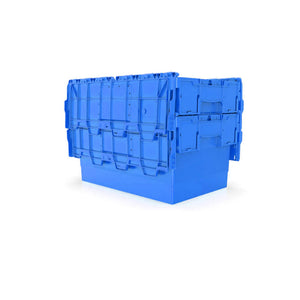 Attached Lid Container, Blue
