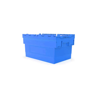Attached Lid Container, Blue