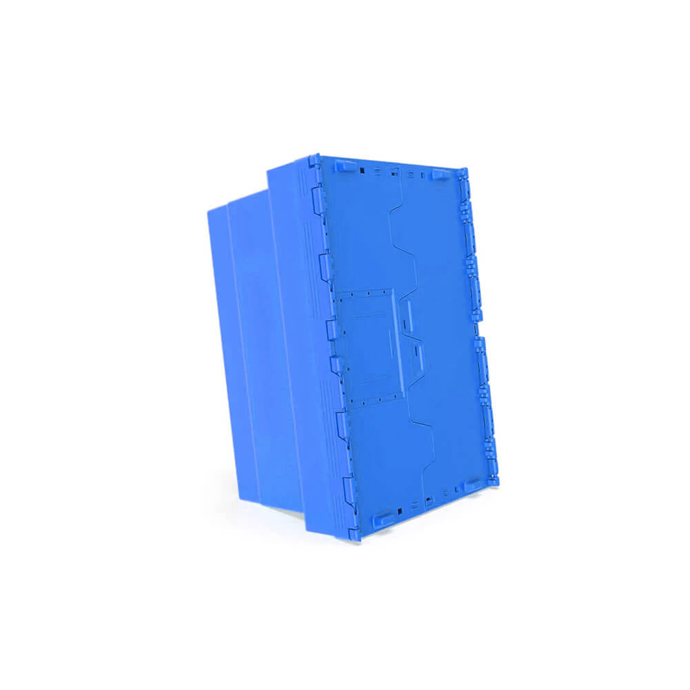 Attached Lid Container, Blue