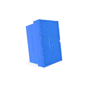 Attached Lid Container, Blue