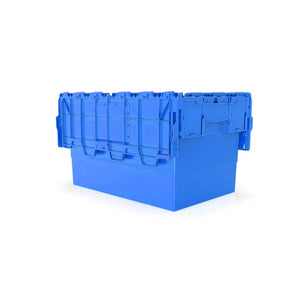 Attached Lid Container, Blue