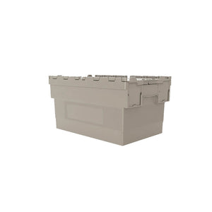 Attached Lid Container, Grey