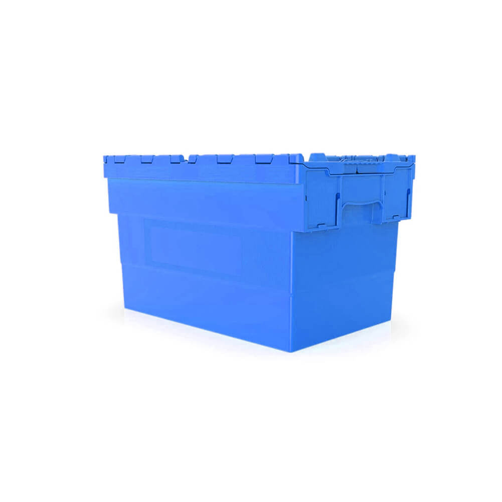 Attached Lid Container, Blue