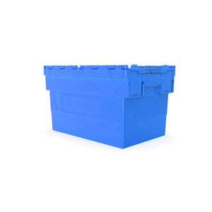 Attached Lid Container, Blue