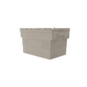 Attached Lid Container, Grey