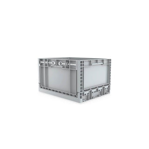 20 Litre Foldable Storage Box, Stackable, Grey