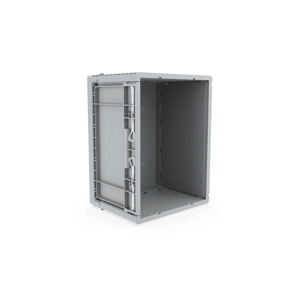 20 Litre Foldable Storage Box, Stackable, Grey