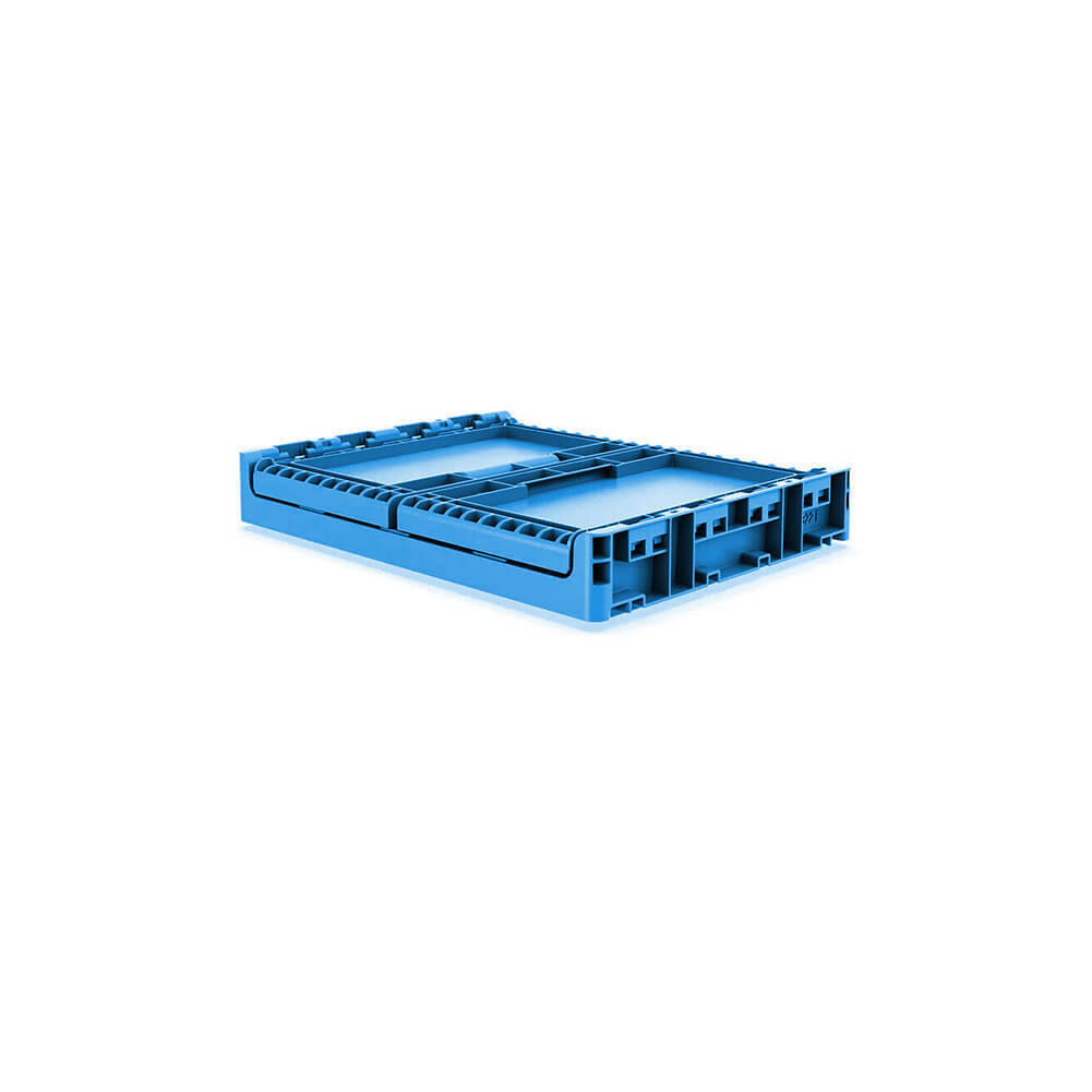 60 Litre Foldabe Storage Box, Stackable, Blue