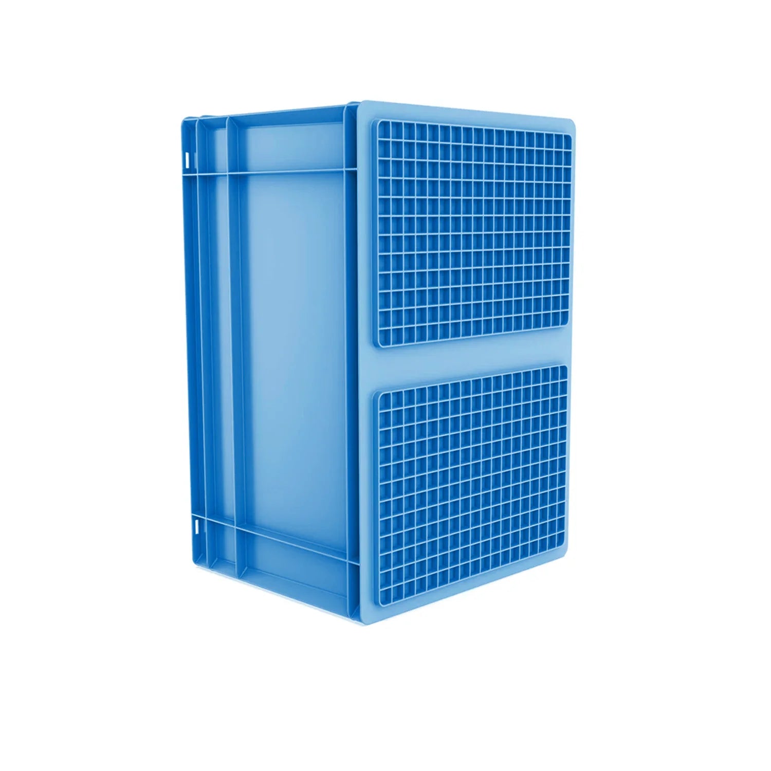 Euro Stack Box, 63 Litre, Heavy Duty Plastic Storage Container, Pick Box, Blue