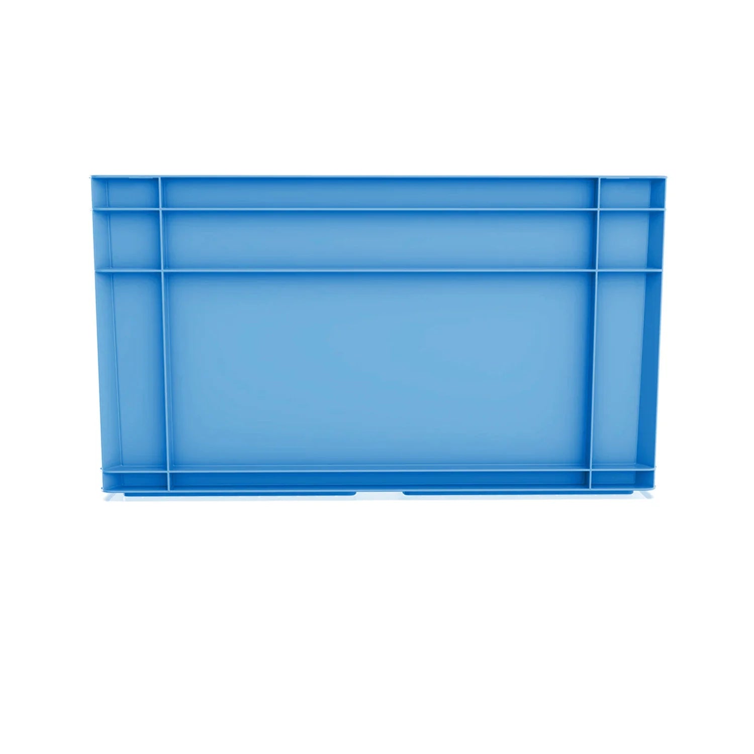 Euro Stack Box, 63 Litre, Heavy Duty Plastic Storage Container, Pick Box, Blue