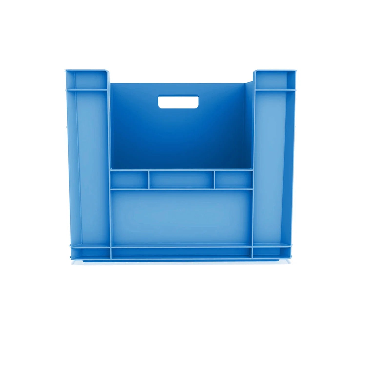 Euro Stack Box, 63 Litre, Heavy Duty Plastic Storage Container, Pick Box, Blue