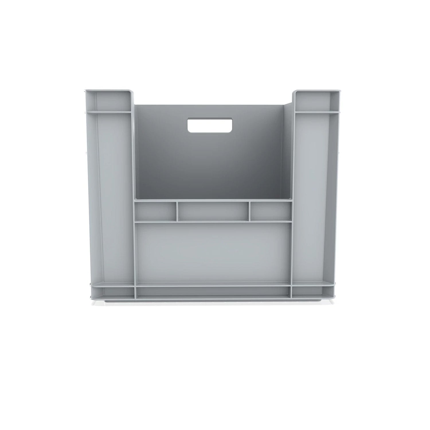 Euro Stack Box, 63 Litre, Heavy Duty Plastic Storage Container, Pick Box, Grey