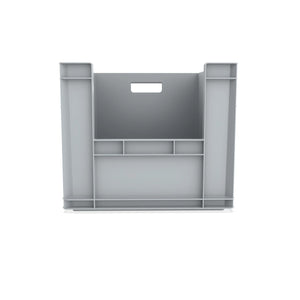 Euro Stack Box, 63 Litre, Heavy Duty Plastic Storage Container, Pick Box, Grey