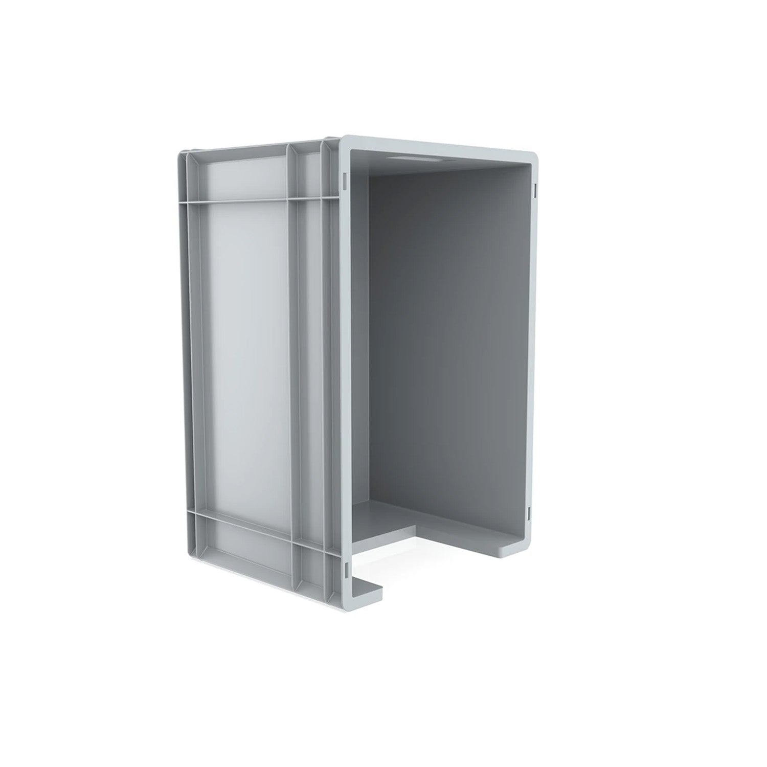 Euro Stack Box, 63 Litre, Heavy Duty Plastic Storage Container, Pick Box, Grey