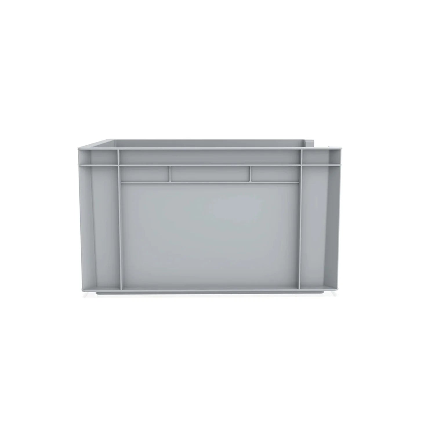 Euro Stack Box, 20 Litre, Heavy Duty Plastic Storage Container, Pick Box, Grey