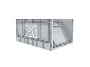 60 Litre Foldabe Storage Box, Stackable, Grey