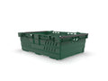35L Bale Arm Crate, Nesting Ventilated Plastic Basket, Stacking Supermarket & Storage Crate