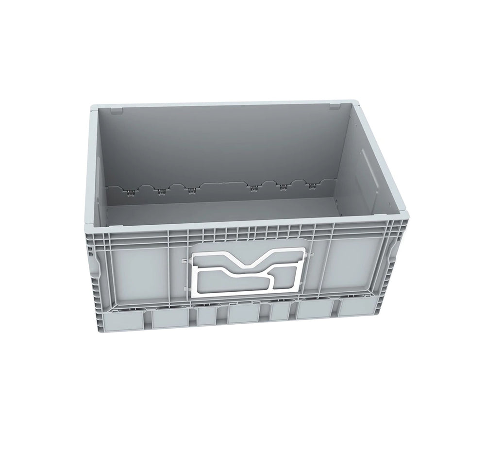60 Litre Foldabe Storage Box, Stackable, Grey
