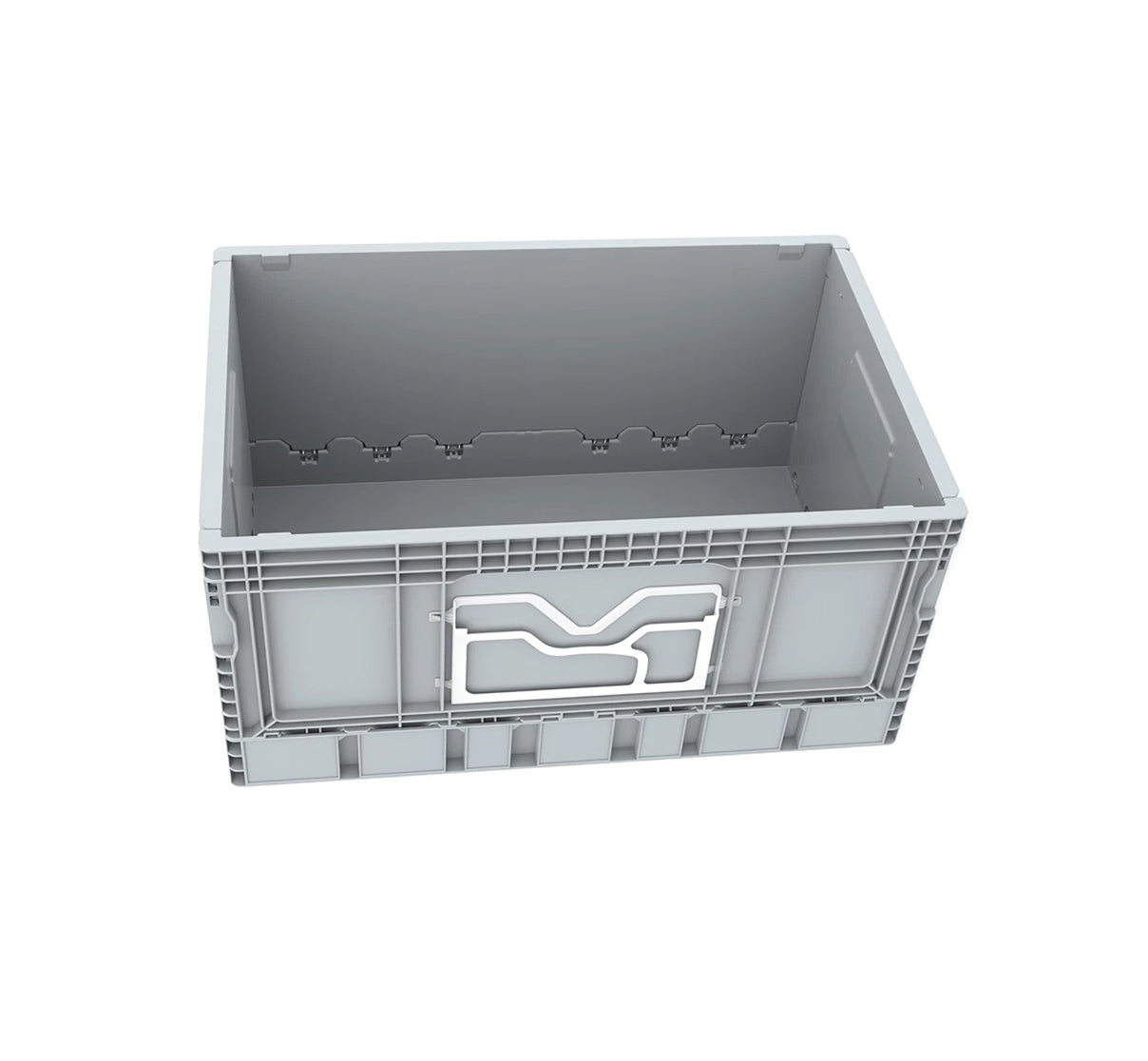 60 Litre Foldabe Storage Box, Stackable, Grey