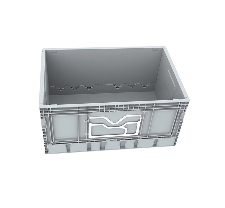 60 Litre Foldabe Storage Box, Stackable, Grey