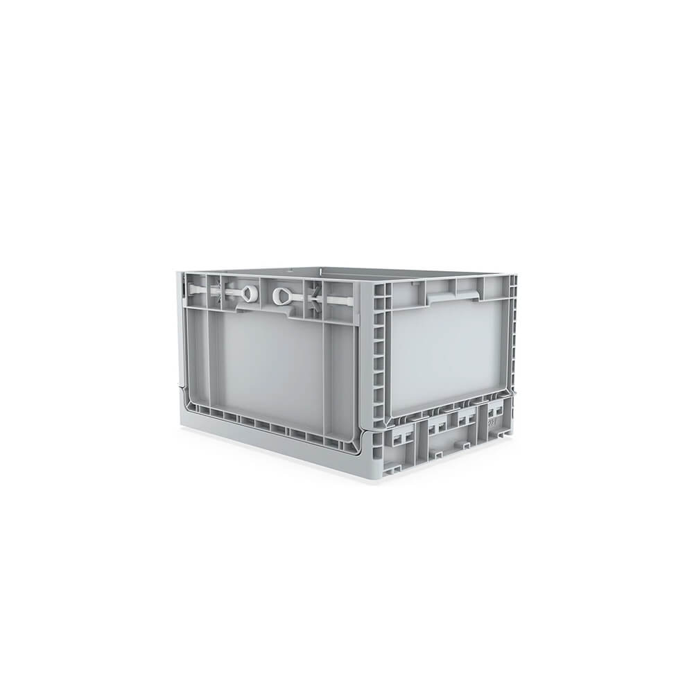 20 Litre Foldable Storage Box, Stackable, Grey