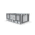 45 Litre Foldable Storage Box, Stackable, Grey