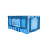 60L Foldable Euro Stack Box, Plastic Collapsing Stacking & Storage Container Box, 600x400x290(h) mm