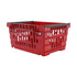 20L Bale Arm Crate, Nesting Ventilated Plastic Basket, Stacking Supermarket & Storage Crate