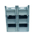 6x 20 Litre Storage Box, Stacking Euro Container, Pick Box