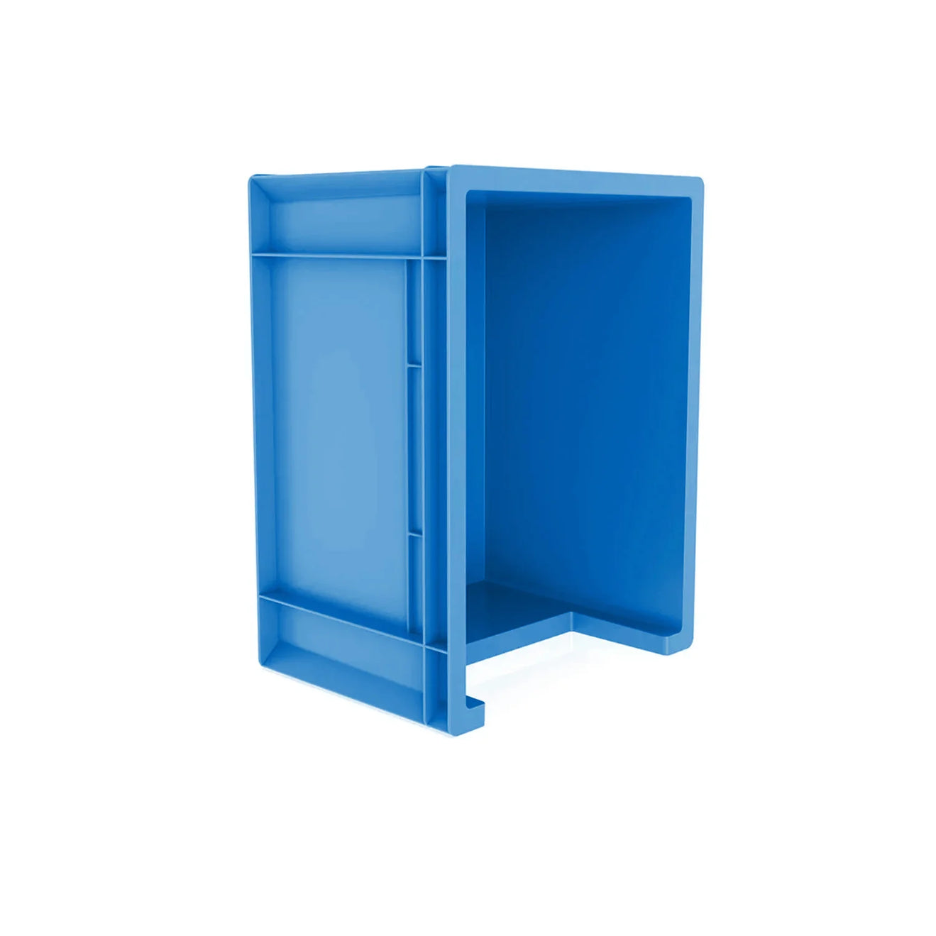 Euro Stack Box, 20 Litre, Heavy Duty Plastic Storage Container, Pick Box, Blue