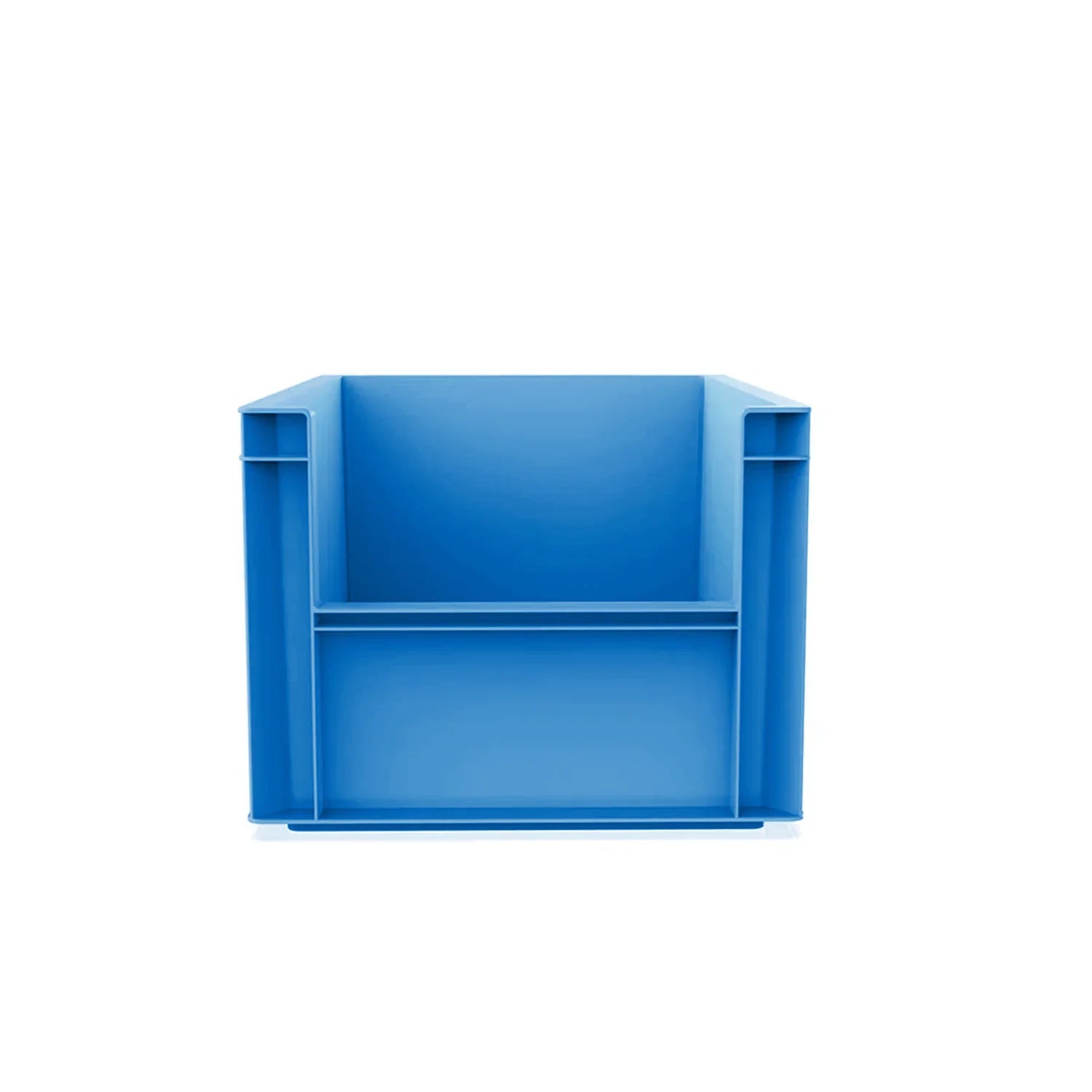 Euro Stack Box, 20 Litre, Heavy Duty Plastic Storage Container, Pick Box, Blue