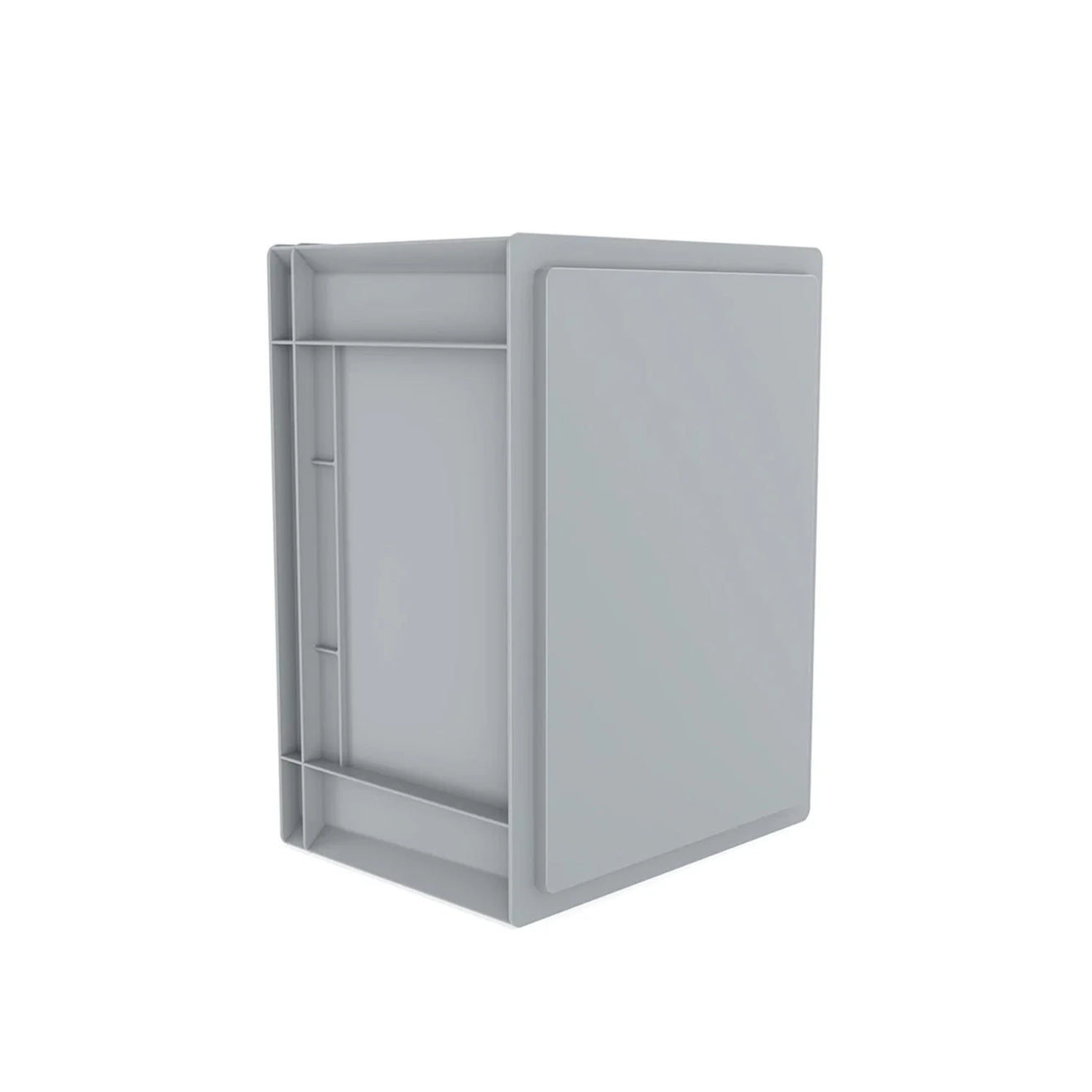Euro Stack Box, 20 Litre, Heavy Duty Plastic Storage Container, Pick Box, Grey