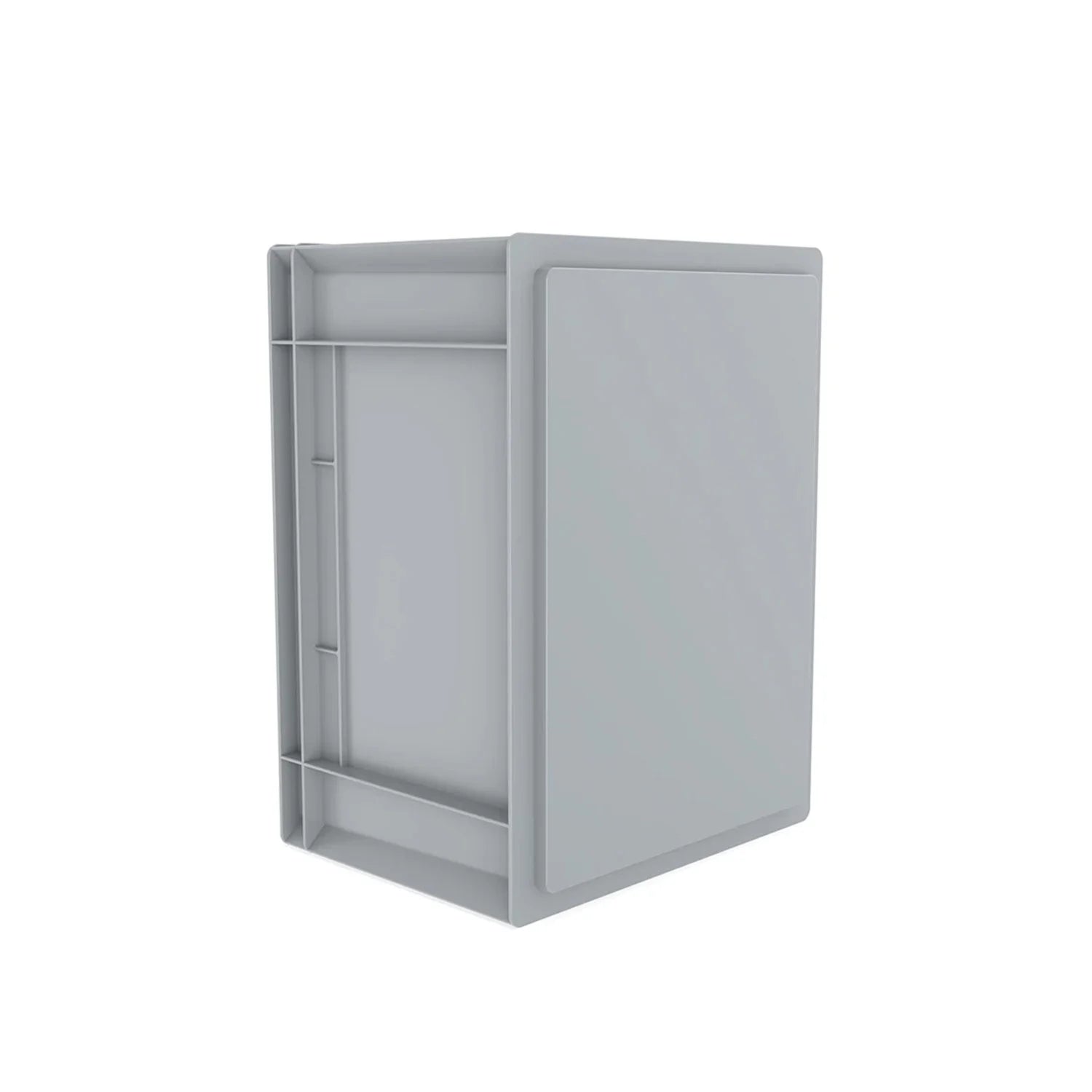 Euro Stack Box, 20 Litre, Heavy Duty Plastic Storage Container, Pick Box, Grey