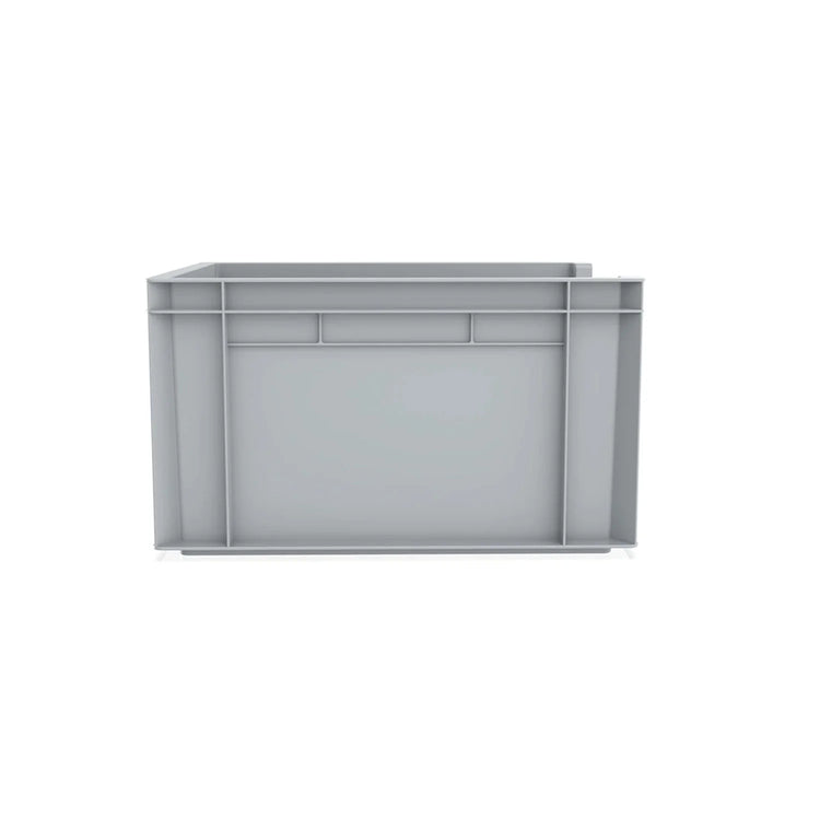 Euro Stack Box, 20 Litre, Heavy Duty Plastic Storage Container, Pick Box, Grey