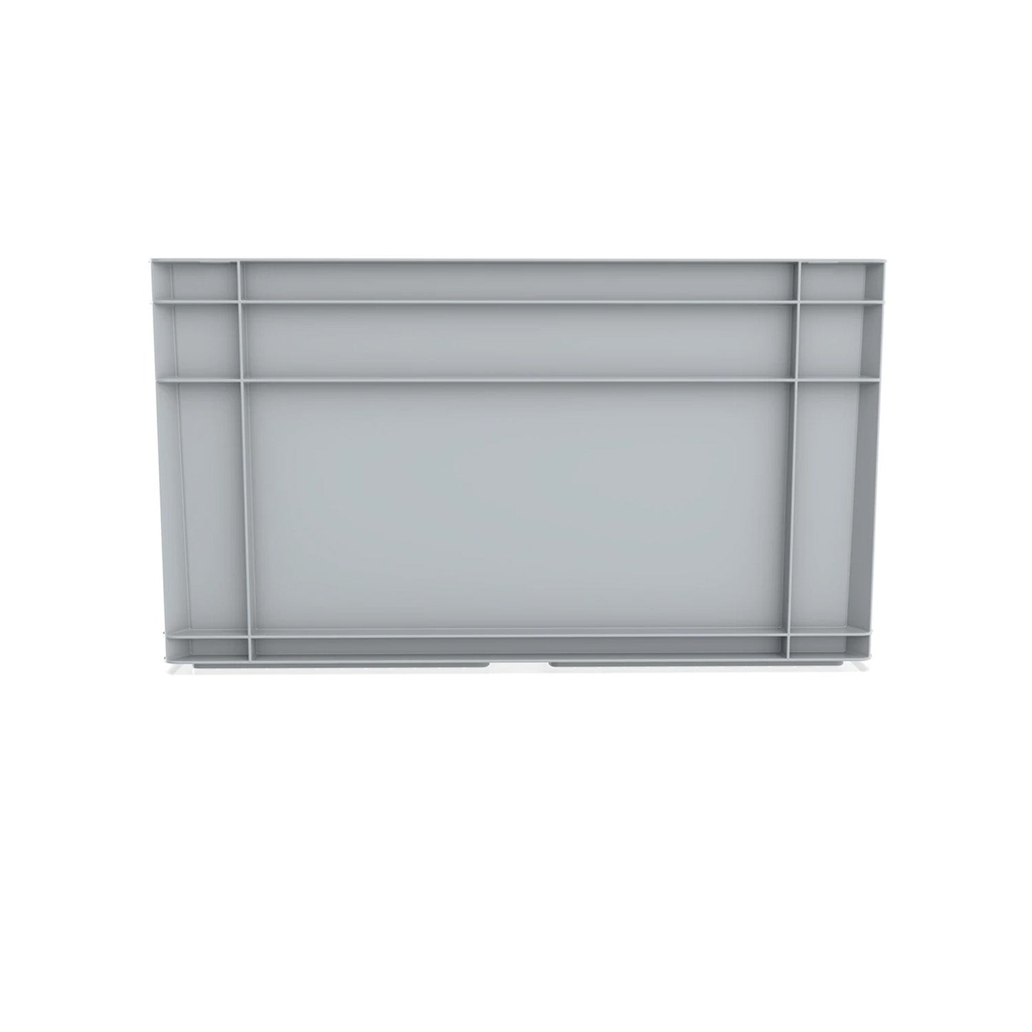 Euro Stack Box, 63 Litre, Heavy Duty Plastic Storage Container, Pick Box, Grey