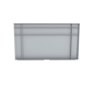 Euro Stack Box, 63 Litre, Heavy Duty Plastic Storage Container, Pick Box, Grey