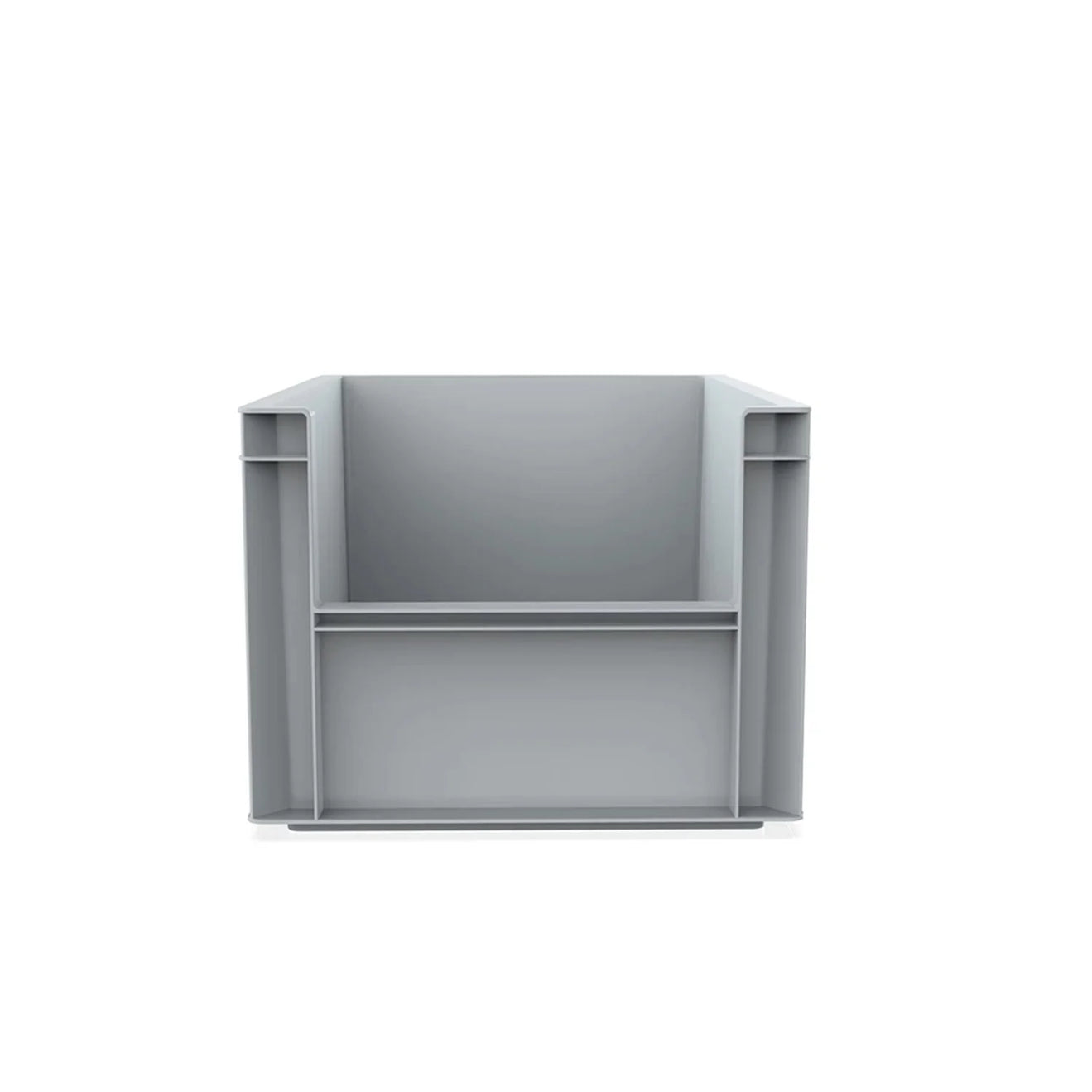 Euro Stack Box, 20 Litre, Heavy Duty Plastic Storage Container, Pick Box, Grey